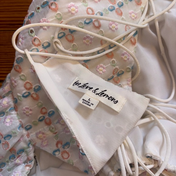 NEW For Love And Lemons Lace Mini Dress (New/Never Worn) - Picture 3 of 4